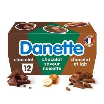 Danette 3 Chocolates 12x115g