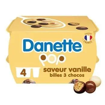 Danette Vanilla Pop 3 Puffs 4x117g