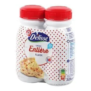 Délisse Full Cream UHT Bottle 30%mg - 2x25cl