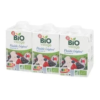 Bio Village Light Fluid Cream 3x20cl