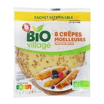 Bio Village Soft Sweet Crepes (x8) 200g