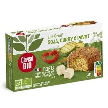 Cereal Bio Croq Soja Curry Poppy 2x100g