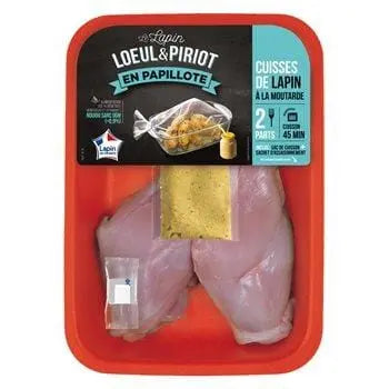 Loeul et Piriot Rabbit Legs Mustard Flavour x2 - 450g