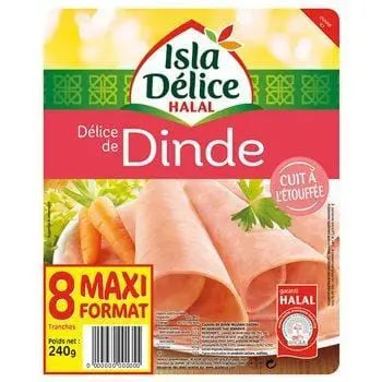 Isla Delice Halal Turkey (x8) 300g