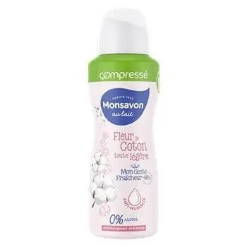 Monsavon Compressed Deodorant Spray Cotton Flower 100ml