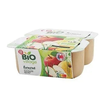Bio Village Organic Apple Dessert 4x100g
