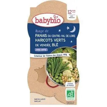 Babybio Parsnips Ble Haricot Vert de Vendee 2x200g