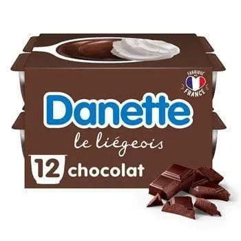Danette Dessert Liégeois Chocolate 12x100g