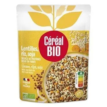Cereal Bio Doy Cooked Lentils Rice Soy Organic 250g