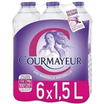 Courmayeur Mineral Water 6x1.5L