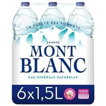 Mont Blanc Mineral water 6x1.5L