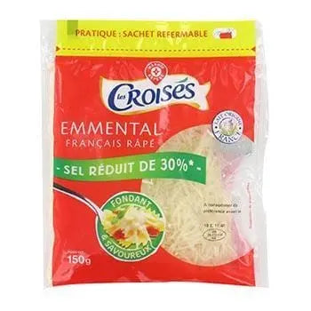 Les Croisés Emmental Rapé 150g