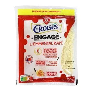 Les Croisés Emmental Rapé 200g