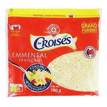 Les Croisés Emmental Rapé 750g
