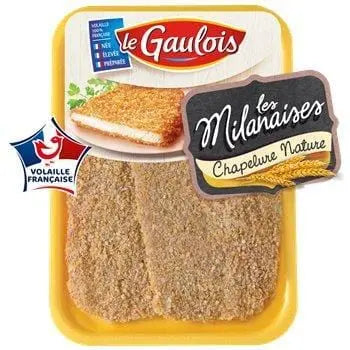 Le Gaulois Turkey Scallop Milanese Plain (x2) 240g