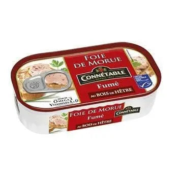 Connetable Smoked Cod Liver 121g