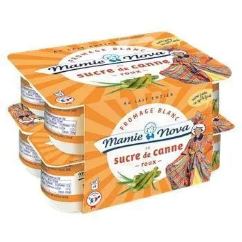 Mamie Nova Fromage Blanc Cane Sugar 8x100g