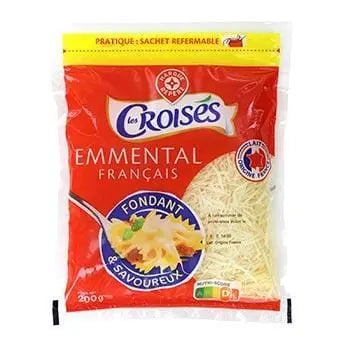 Les Croisés Emmental Rapé Cheese 200g