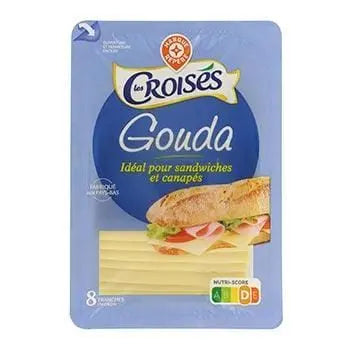 Les Croisés Gouda cheese in slices 200g