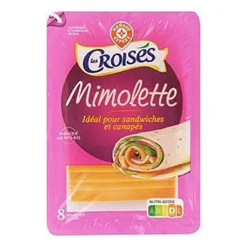 Les Croisés Mimolette cheese slices (x8) 200g
