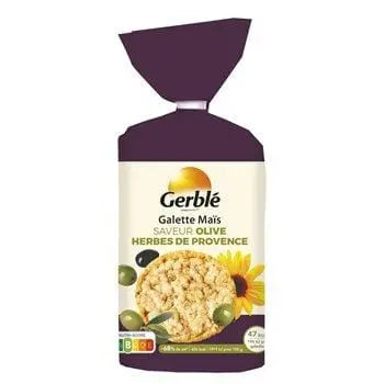 Gerble Corn Cake with Olives and Herbs from Provence 123.5g