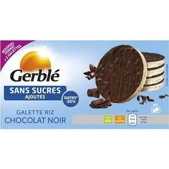 Gerble Dark Chocolate Rice Cake Without Sugar130g
