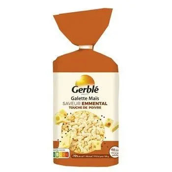 Gerble Pepper Emmental Flavour Corn Patty 124g