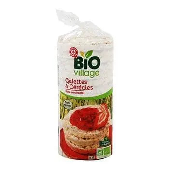 Bio Village 4 Ceréales wafers 130g