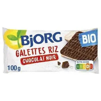 Bjorg Organic Rice and Dark Chocolate Patties 100g
