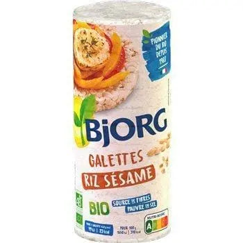 Bjorg Organic Wholemeal Rice Patties with Sesame 130g