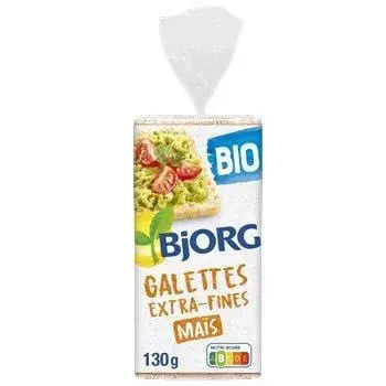 Bjorg Extra thin corn cakes 130g