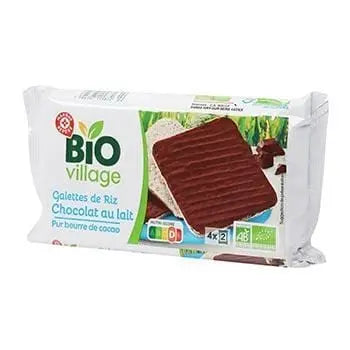Bio Village Milk Chocolate Rice Cakes 90g
