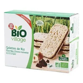 Bio Village Chocolate Hazelnut Rice Cakes 120g