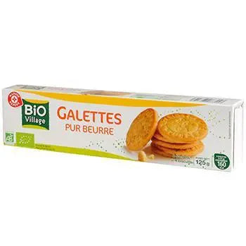 Bio Village Pure Butter Wafers 125g