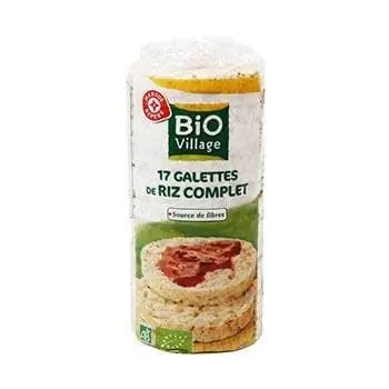 Bio Village Wholemeal Rice Patties 130g