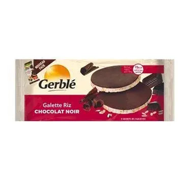 Gerble Dark Chocolate Rice Wafers 130.4g