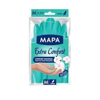 Mapa Ultra Soft Green Glove Natural latex with cotton lining S. M