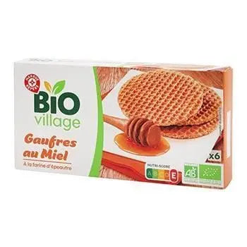 Bio Village Organic Honey Waffles 175g