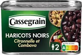 Cassegrain Black Beans Lemon Grass and Combava Leaves 250g