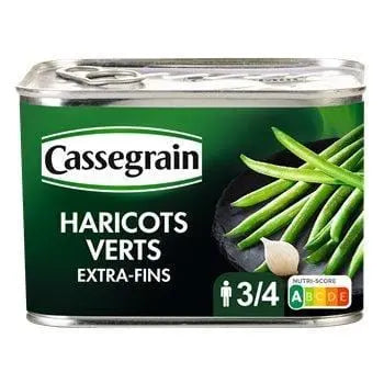 Cassegrain Green Beans Extra Fine 660g