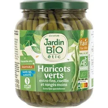 Jardin Bio No Salt Added Green Beans 345g