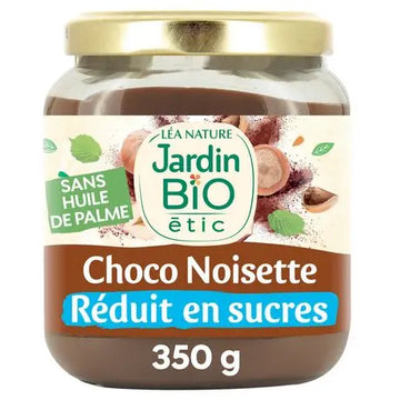 Jardin Bio Organic Reduced Sugar Chocolate Hazelnut Spread 350g