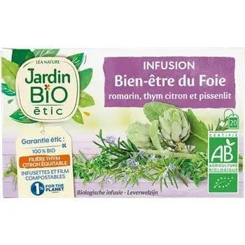 Jardin Bio Infusion Liver Wellness Rosemary Thyme Lemon Dandelion (x20) 28g