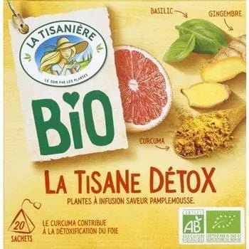 La Tisaniere Infusion Organic Detox Grapefruit (x20) 30g
