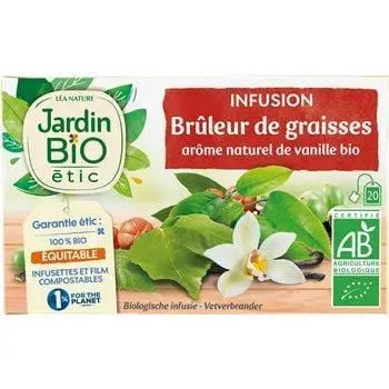 Jardin Bio Infusion Fat Burner Vanilla Organic (x20) 30g