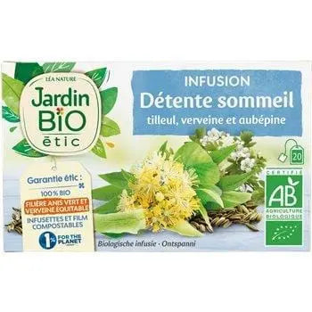 Jardin Bio Infusion Relax Sleep Lime Verbena Hawthorn (x20) 30g