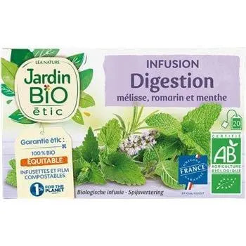 Jardin Bio Infusion Digestion Lemon Balm Rosemary Mint (x20) 30g