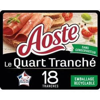 Aoste Pre-sliced raw ham (x18) 220g