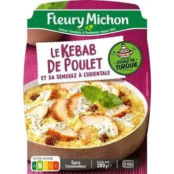 Fleury Michon Oriental Chicken Semolina Kebab 280g