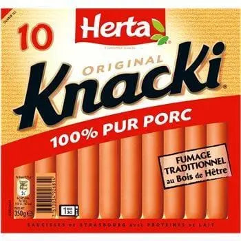 Herta Knacki Original (x10) 350g